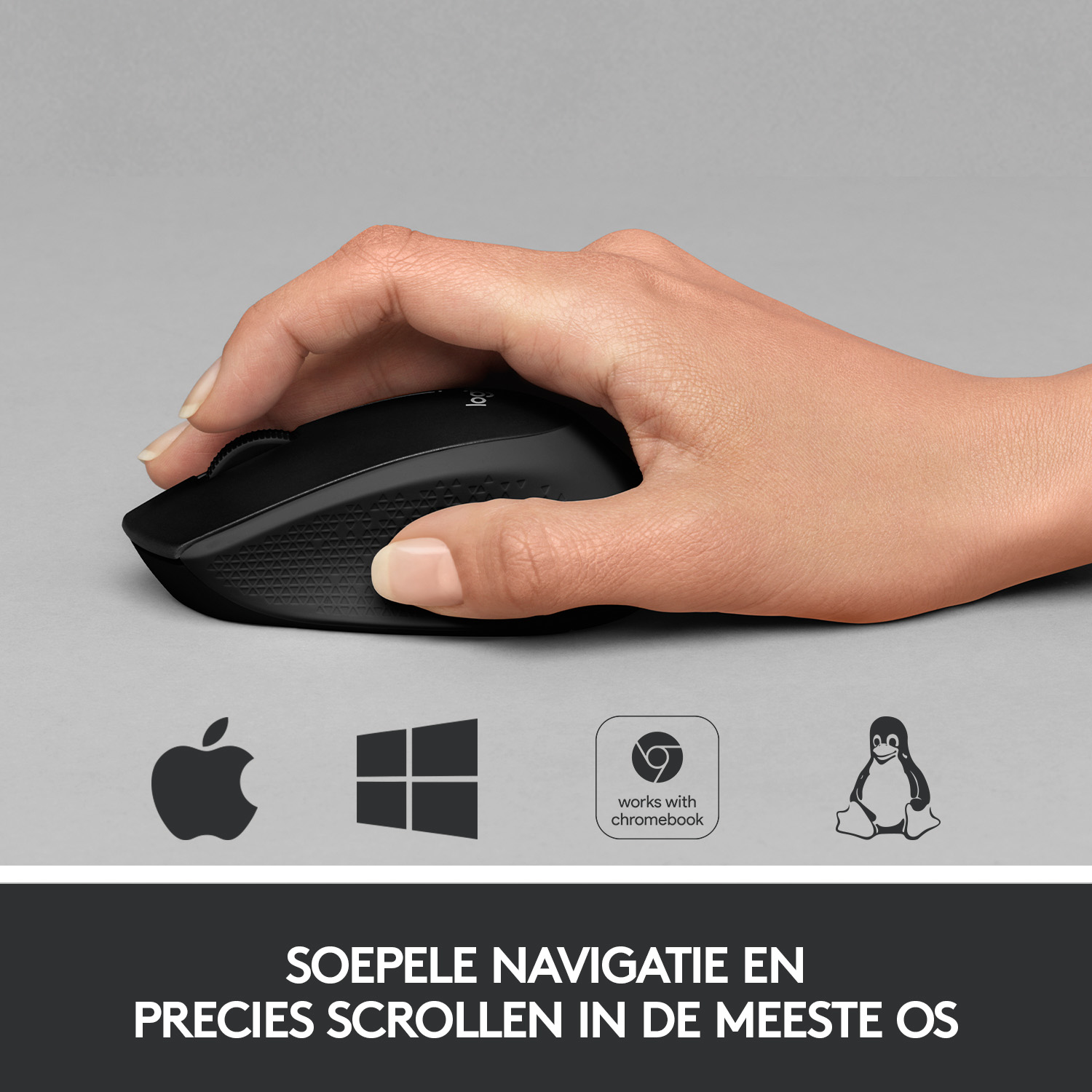 Draadloze Muis Logitech M330 Black
