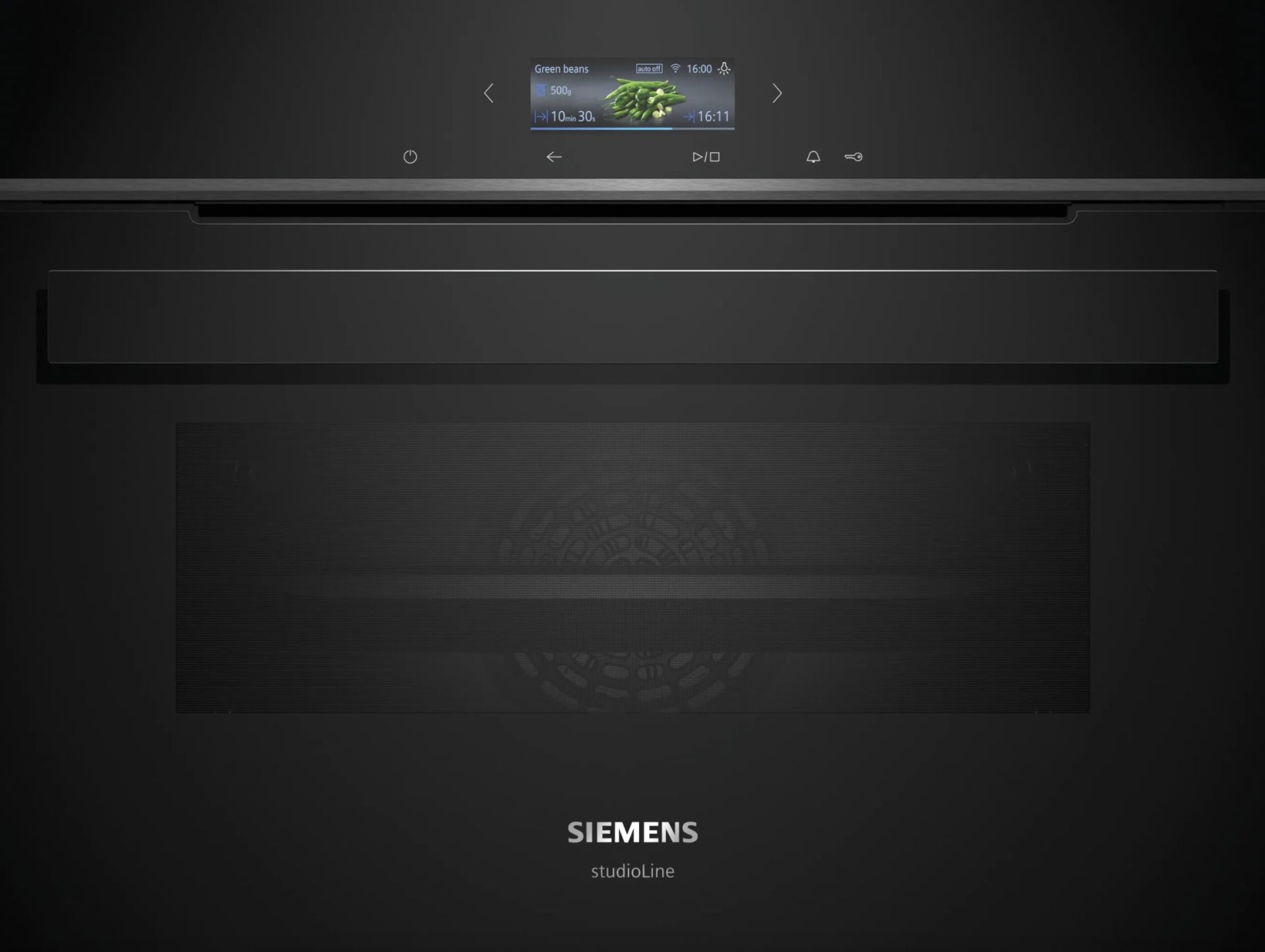 Siemens iQ700 CB974GKB1 four 47 L 2900 W Noir, Acier inoxydable