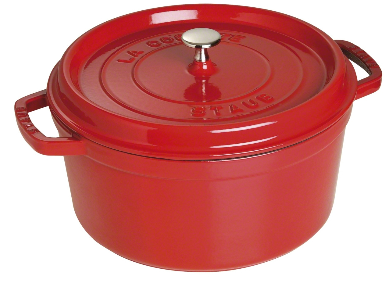 Staub ronde cocotte 28cm kers 1102806