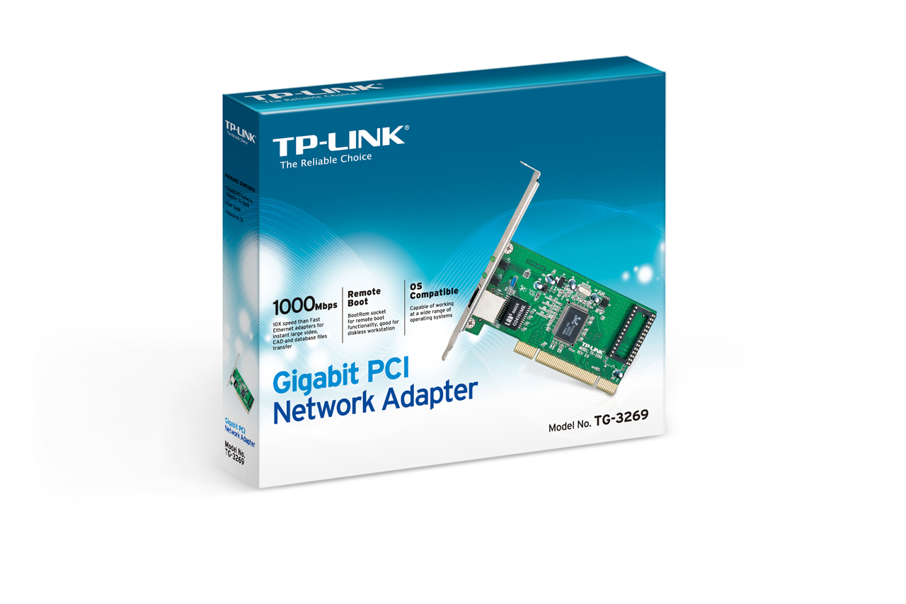 TP-Link TG-3269 carte réseau Interne Ethernet 1000 Mbit/s