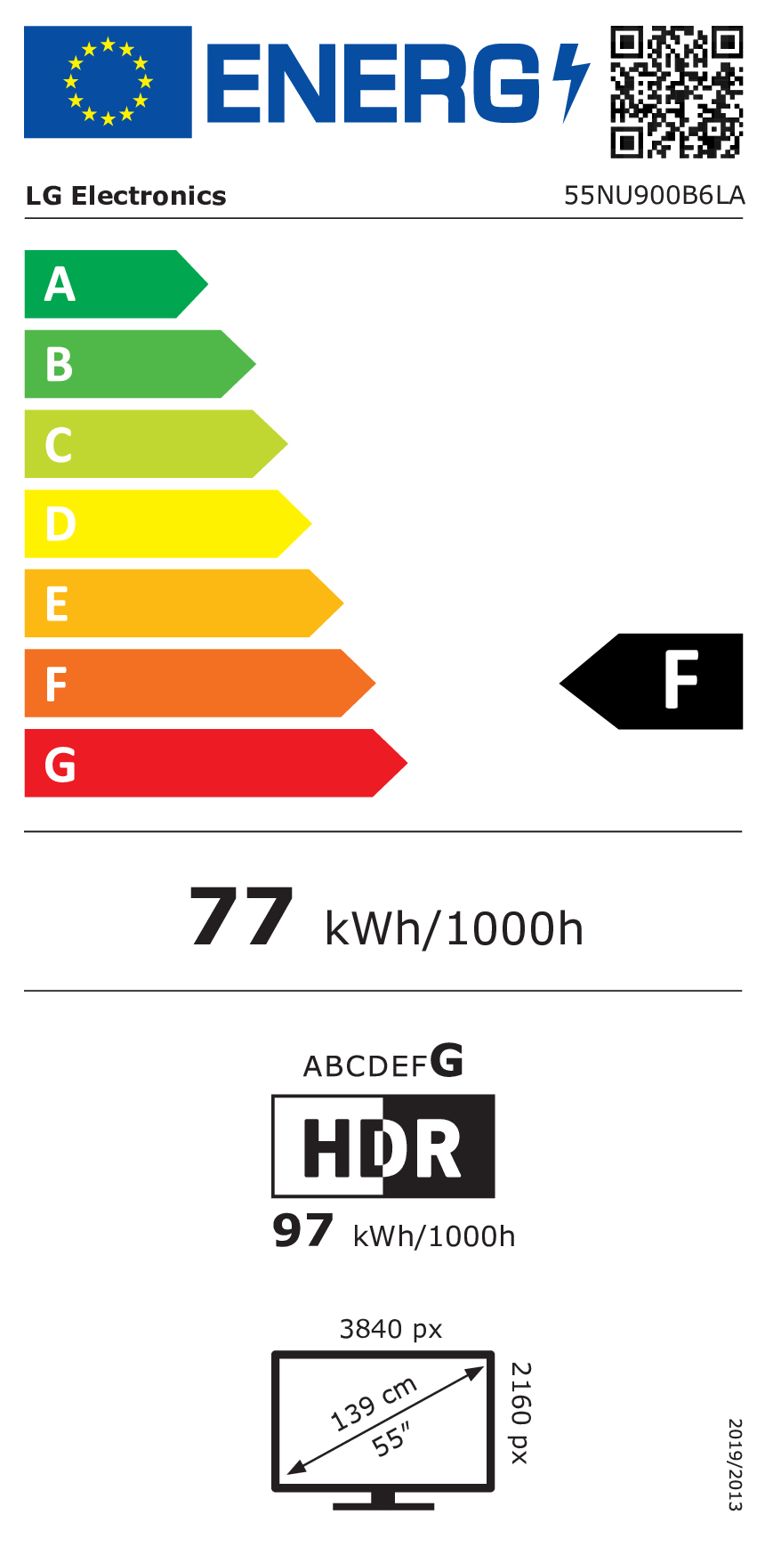 NanoCell TV LG 55NU900B6LA / webOS