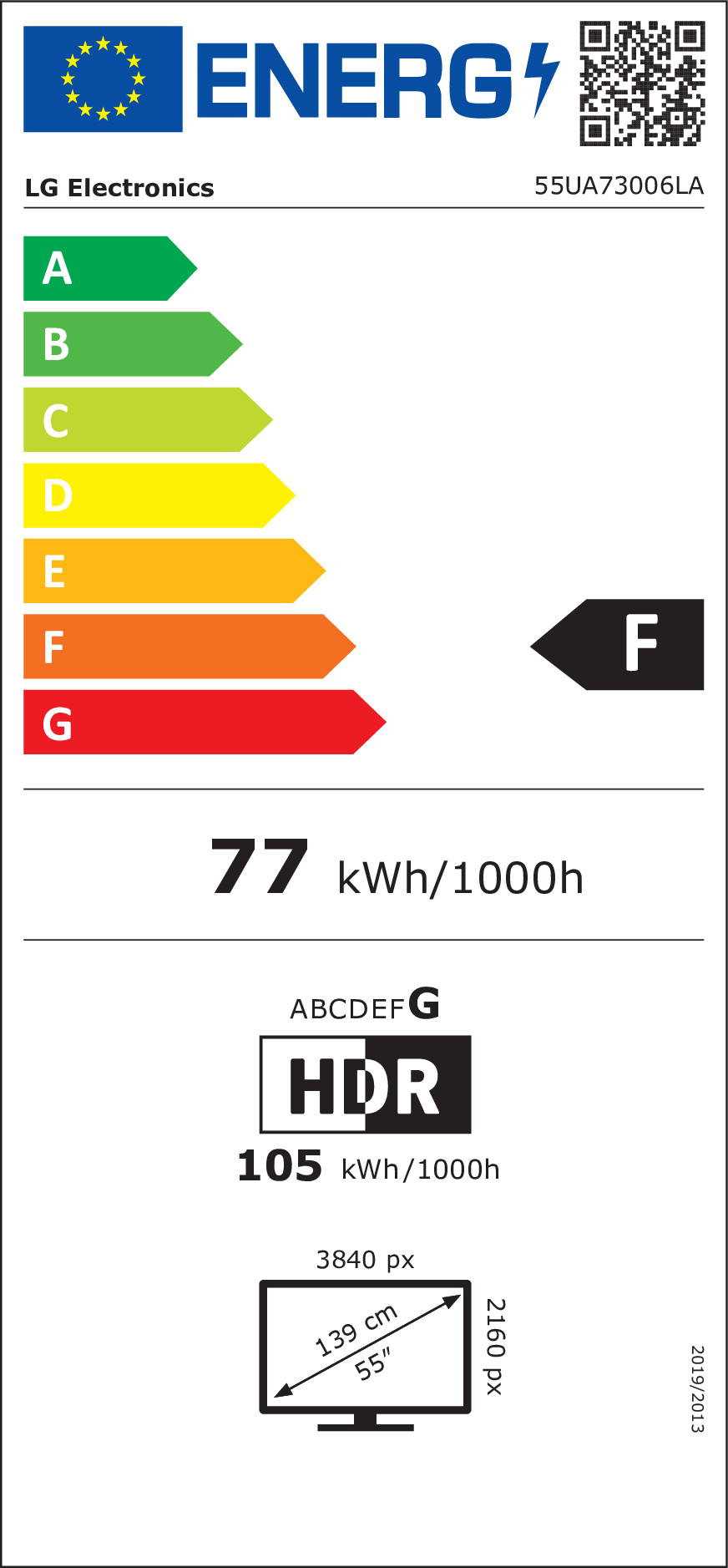 LG UHD TV 55UA73006LA
