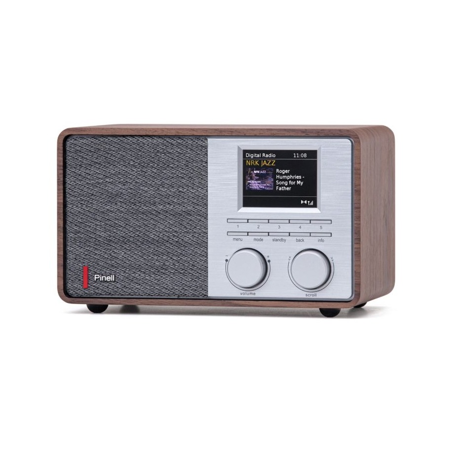 Internetradio PINELL Supersound 201W walnoot