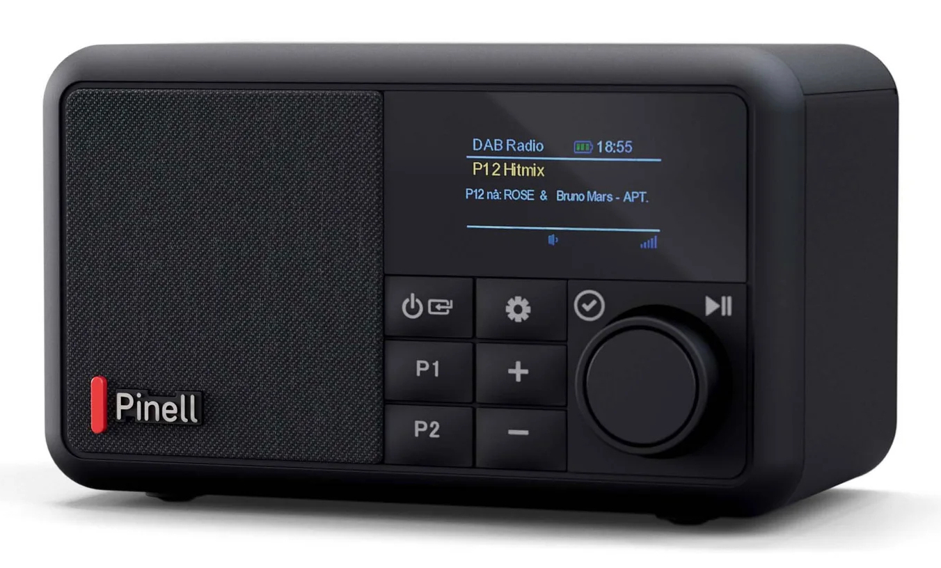 DAB+ radio PINELL Compact zwart