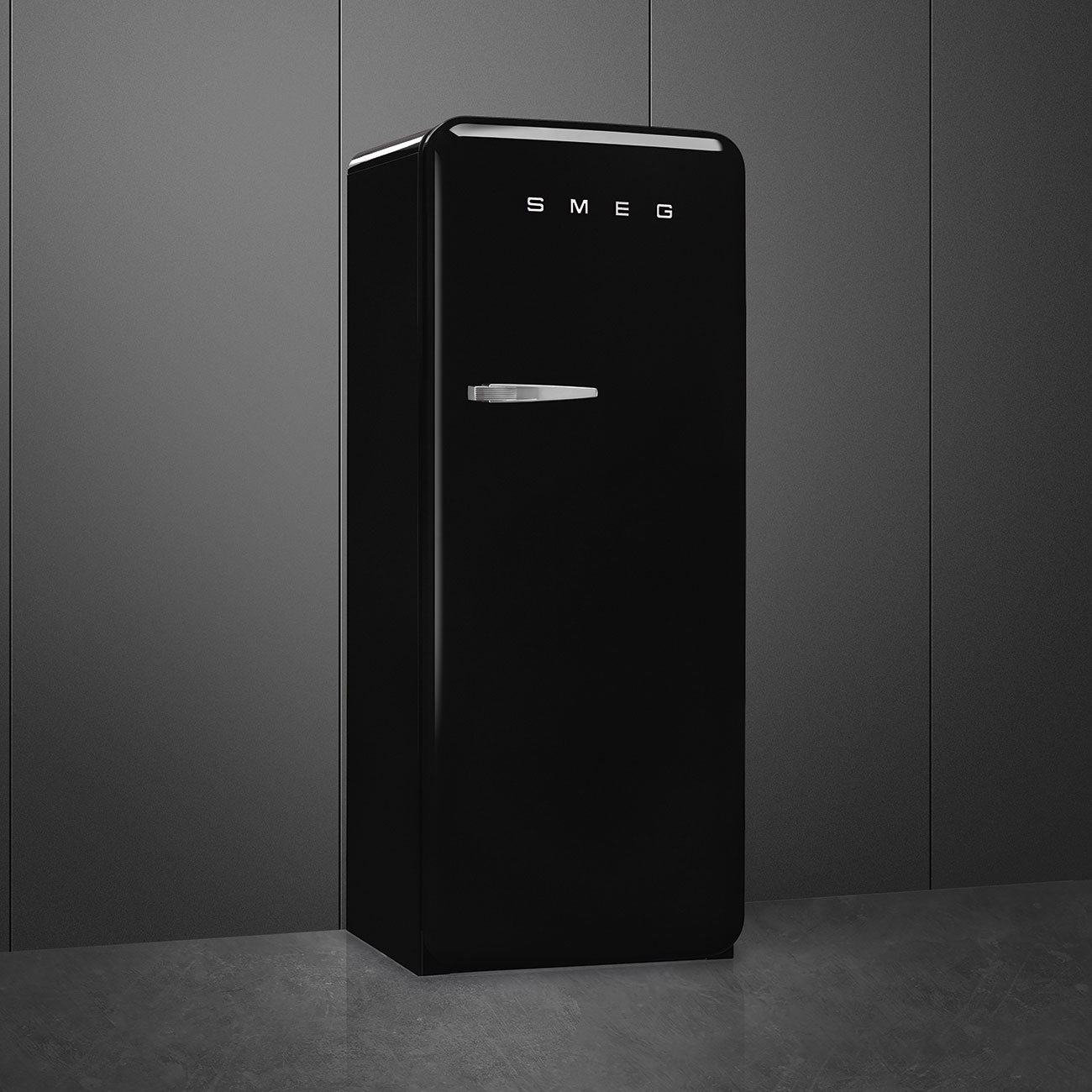 Koelkast SMEG FAB28RBL6 50's Style / C / 244L+26L / 153cm / zwart