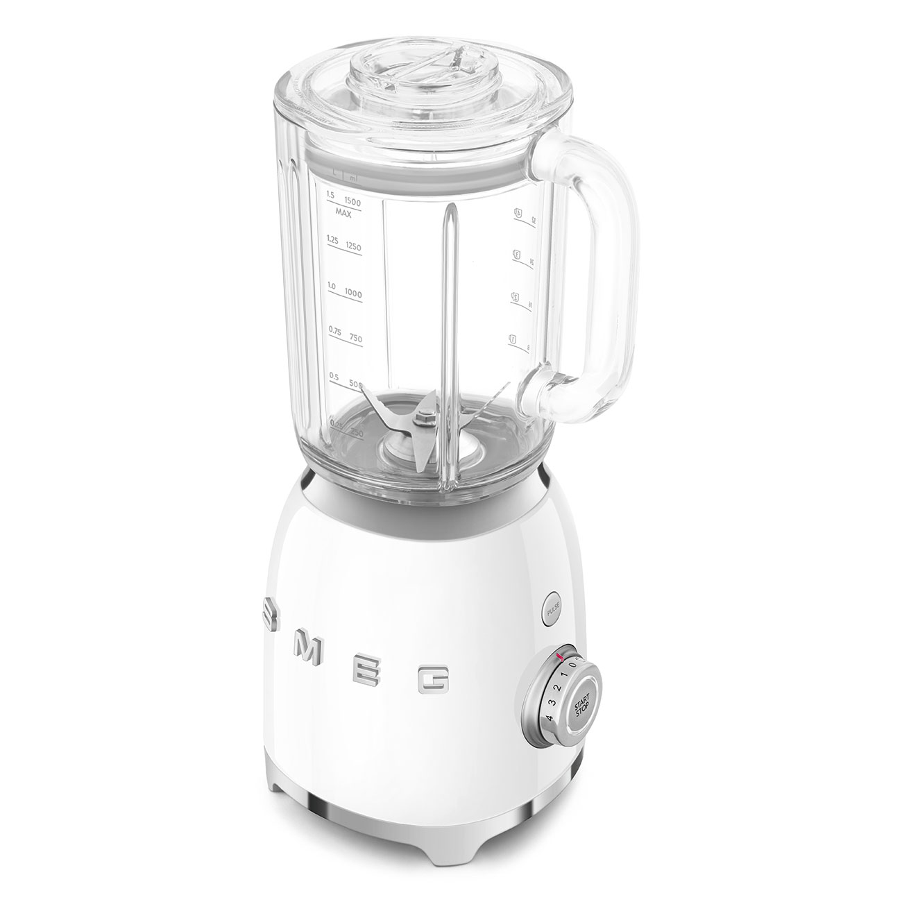 Smeg BLF03WHEU blender 1,5 l Blender voor op aanrecht 800 W Wit