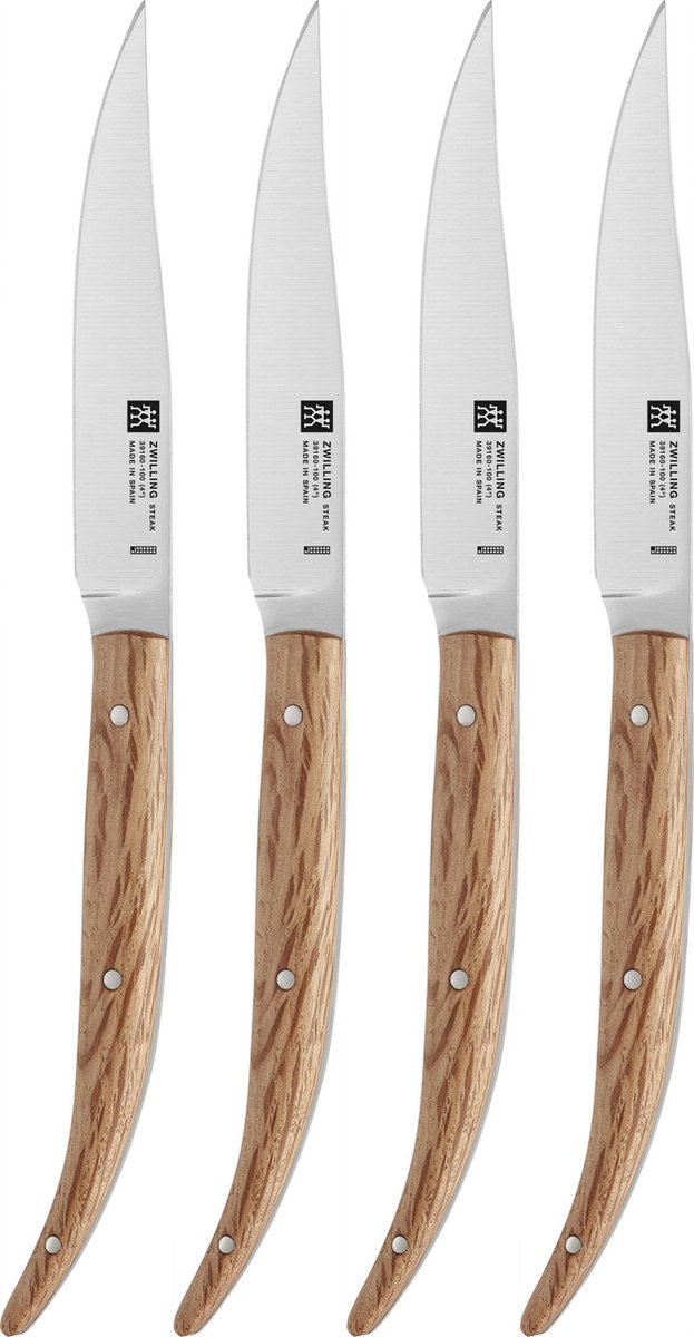 Steakmessenset ZWILLING 39160-000-0 Steeneik / 4-delig