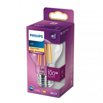 LED-lamp PHILIPS 8718699763015 Filament E27 A60 10,5W-100W