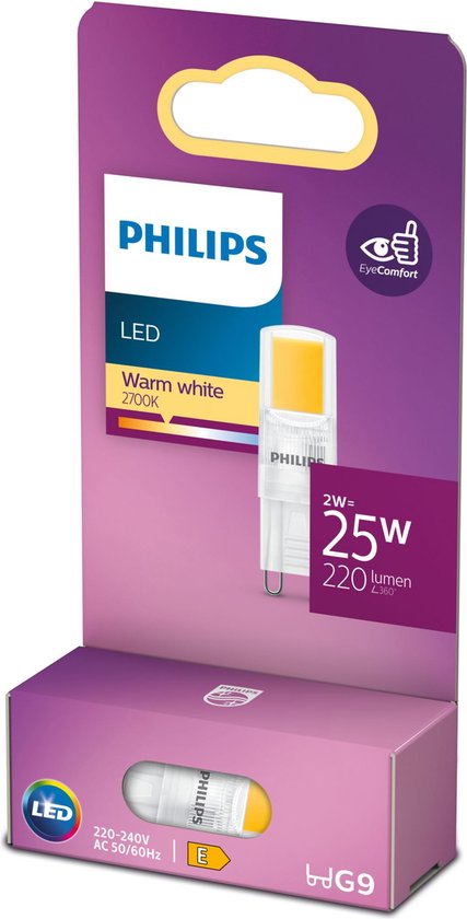 LED-capsule PHILIPS 8719514303690 G9 2W-25W WW