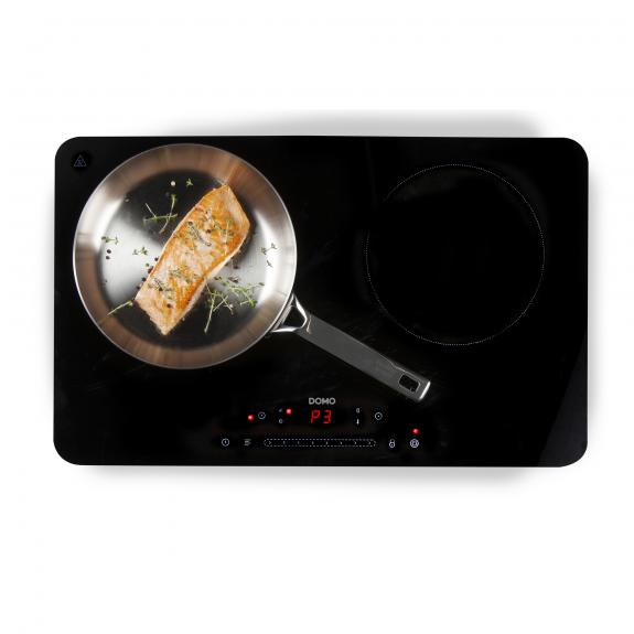 Inductiekookplaat Domo DO333IP - 2 pits - Ø 20 cm