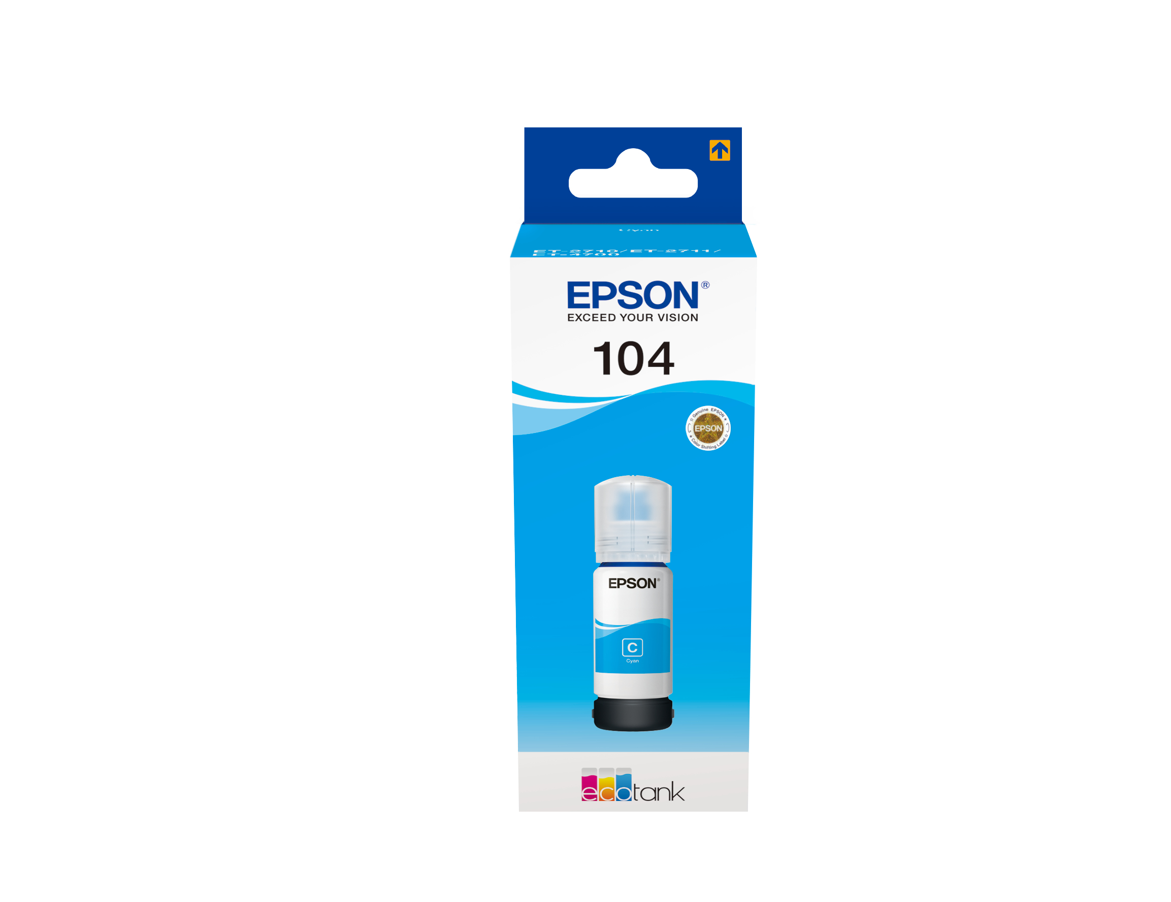 Inktpatroon EPSON C13T00P240 104 EcoTank Cyan