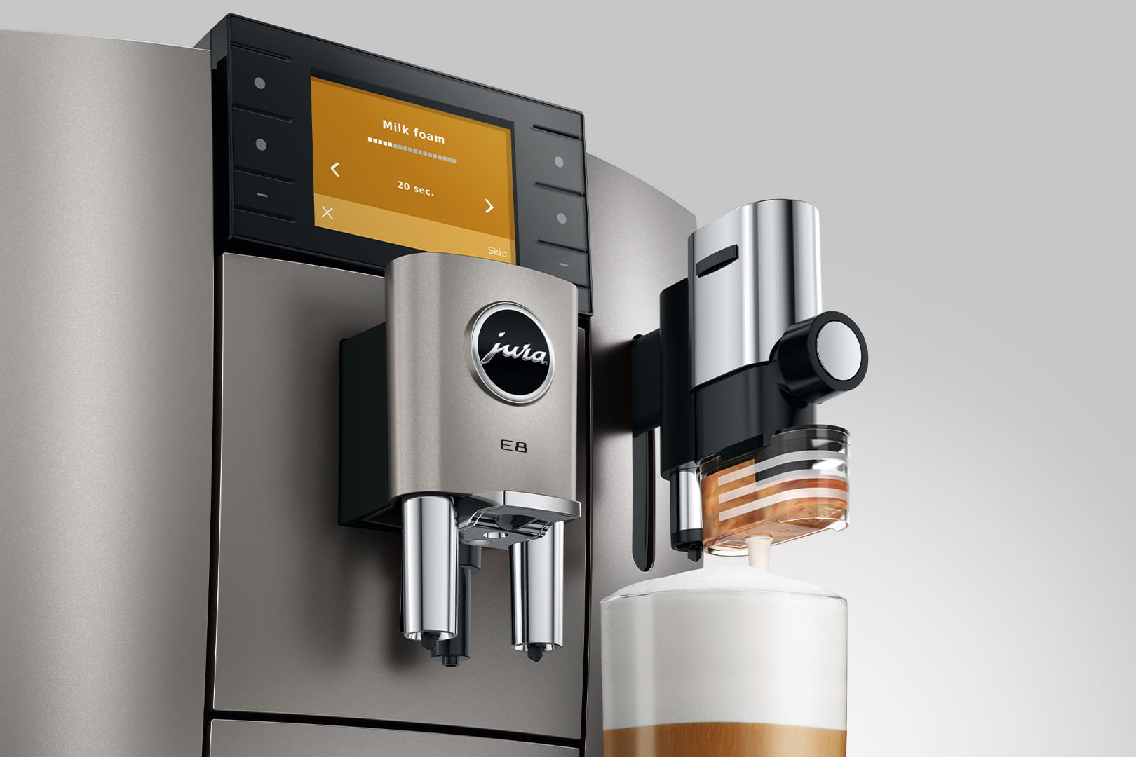 Jura E8 MIDNIGHT SILVER 15712