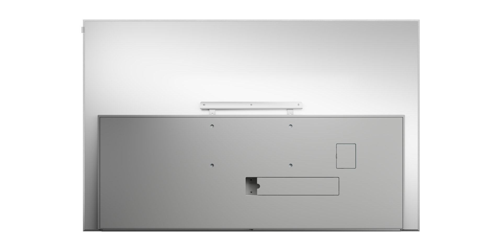 OLED TV LOEWE stellar 77 dr+ zwart aluminium/mat aluminium + muurbeugel