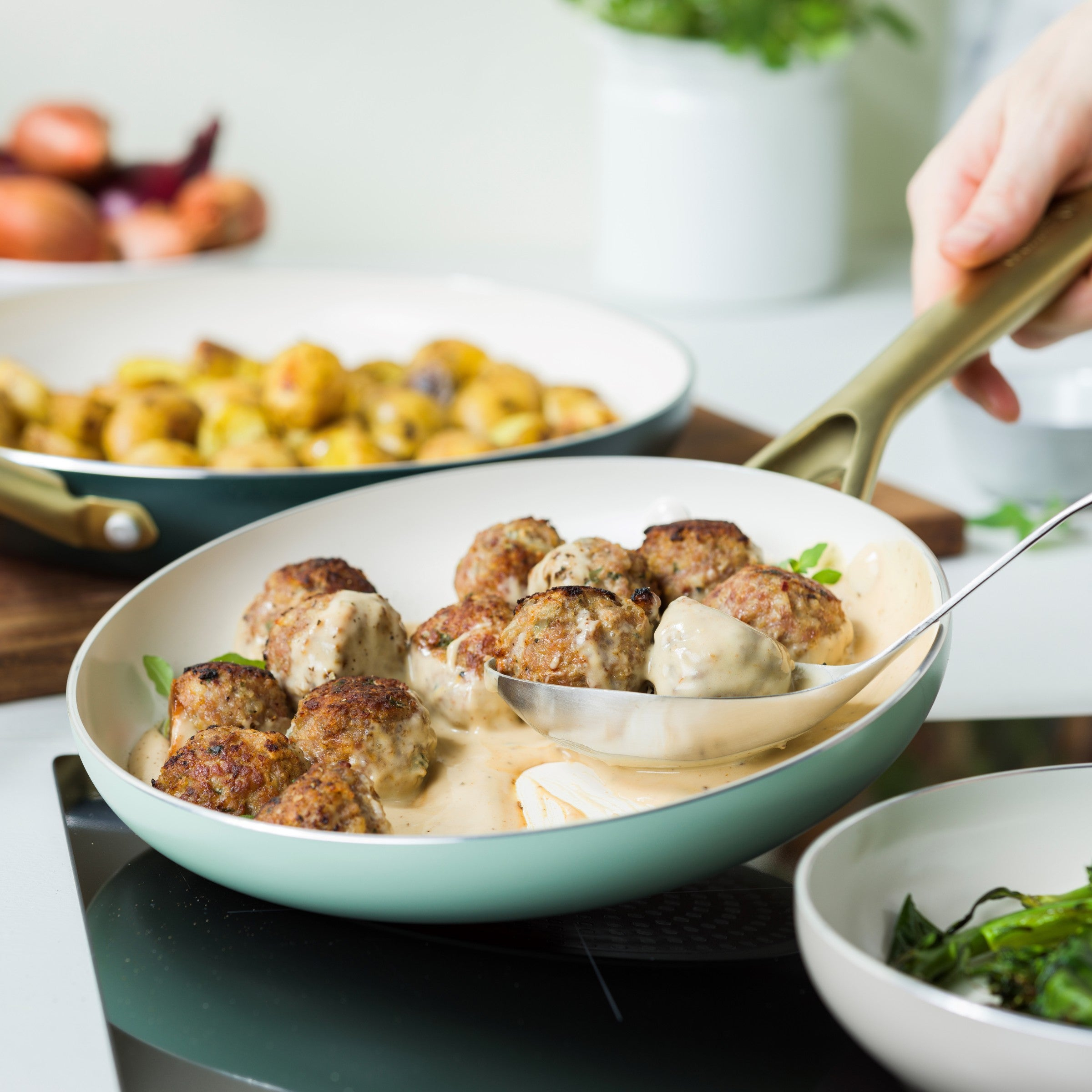 Pannenset GREENPAN CC009018-001 Shades / Natural / 20+24+28cm