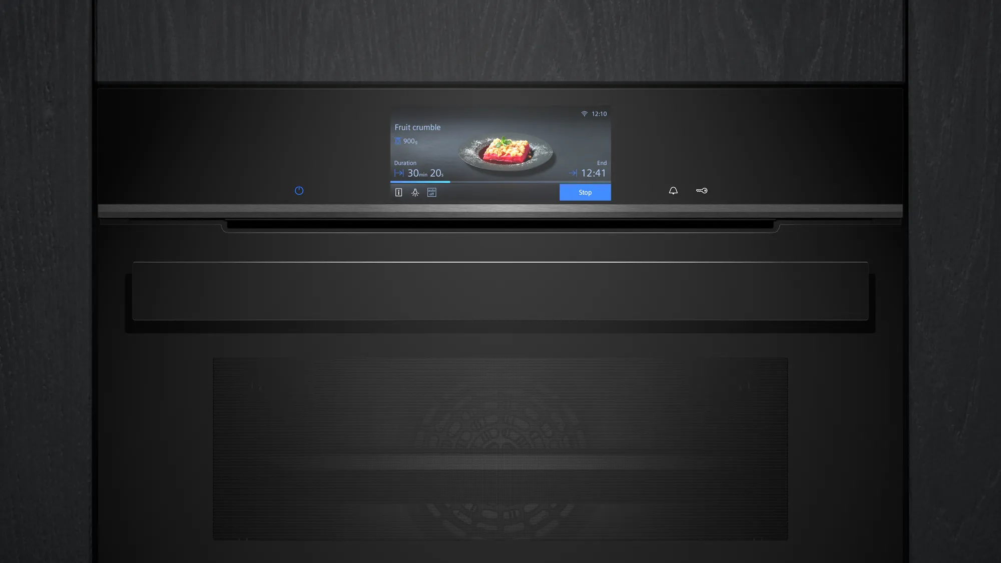 Siemens iQ700 HS958GDD1 stoomoven Middelmaat Zwart Touch