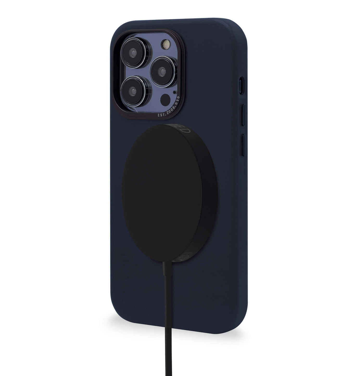 Tas DECODED Leather Backcover iPhone 14 Pro Max Steel Blue