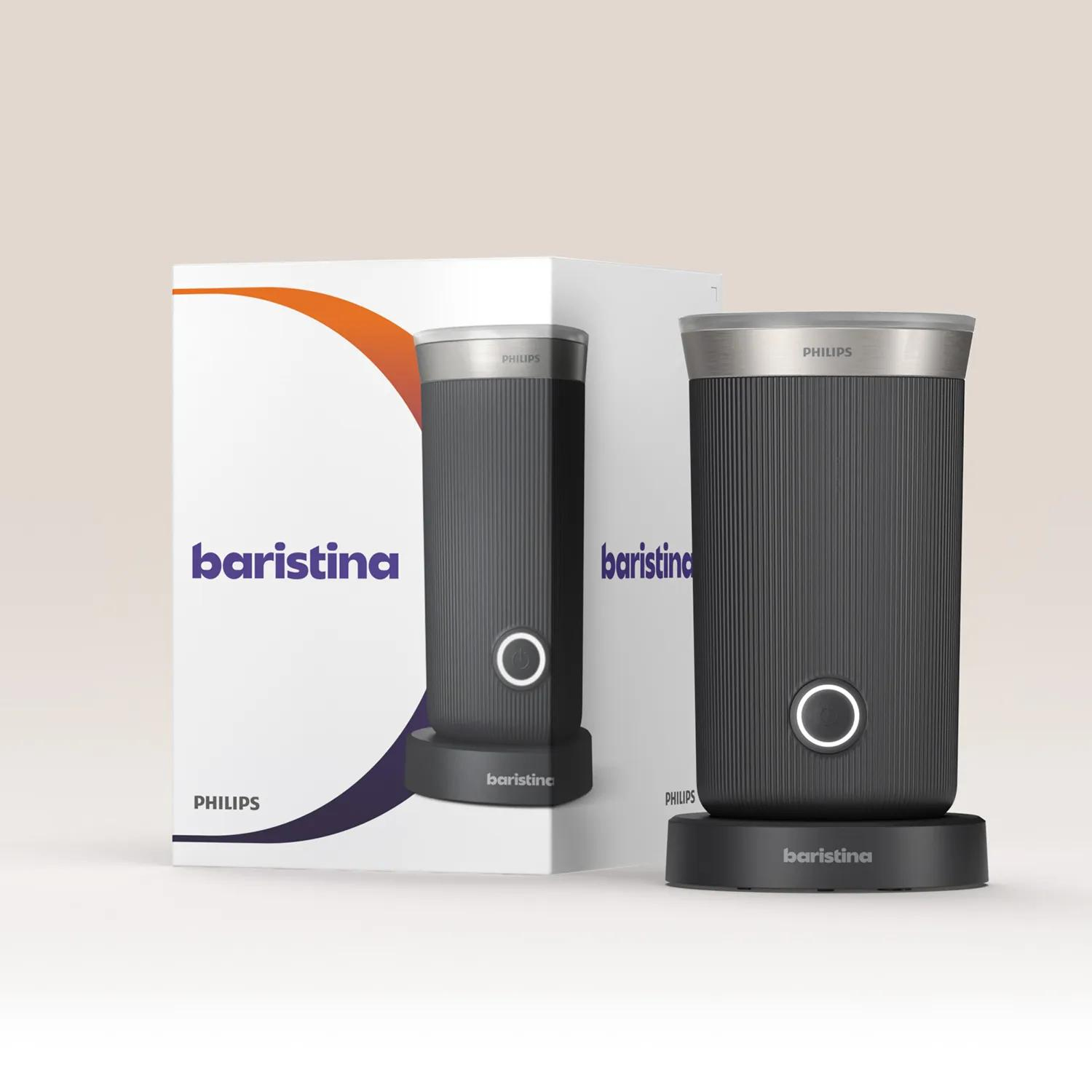 Philips Baristina Milk Frother Black Grey BAR311/60