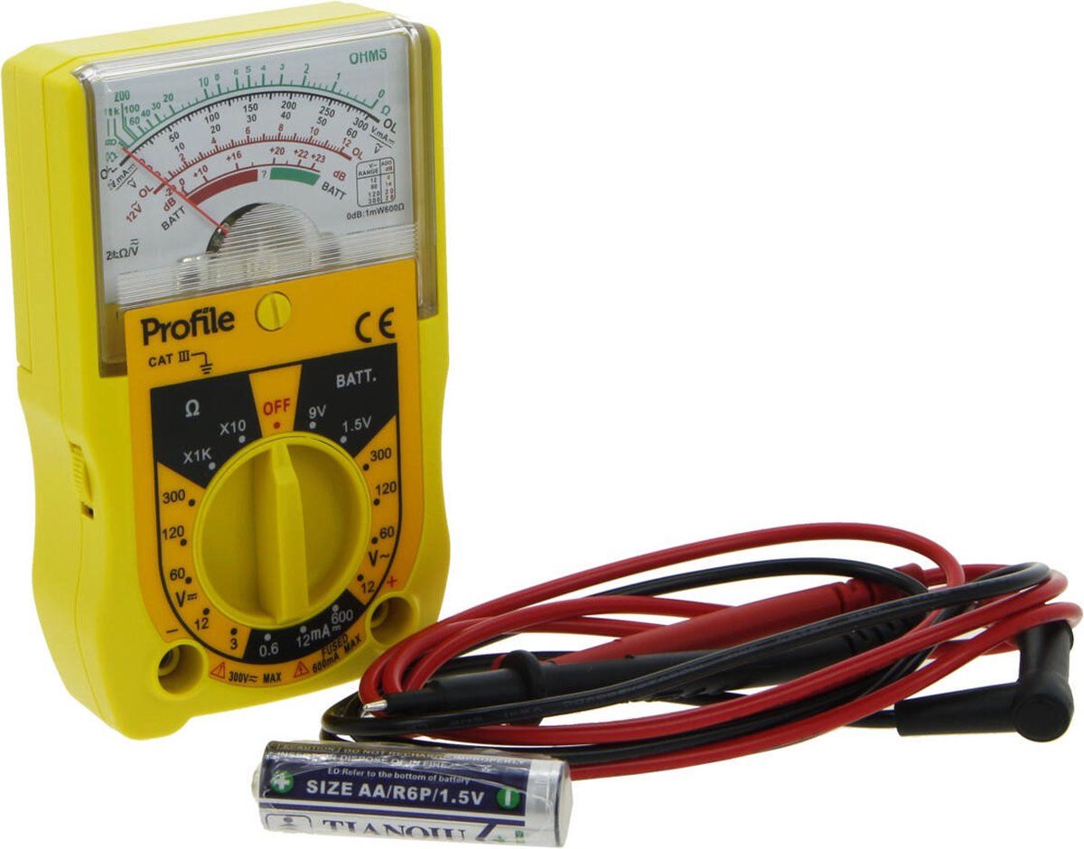 Profile Analoge Multimeter