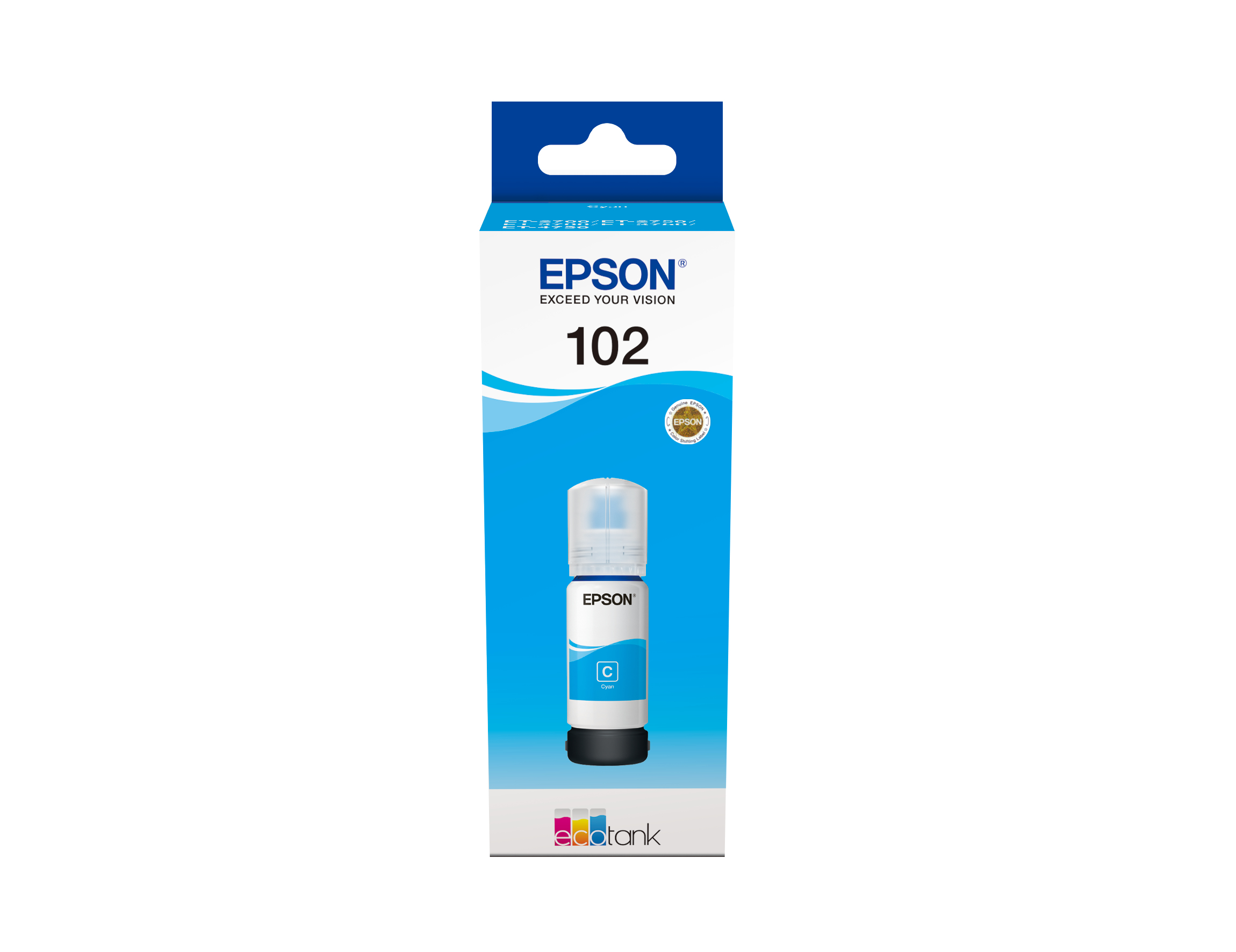 Fles EPSON 102 EcoTank Cyan