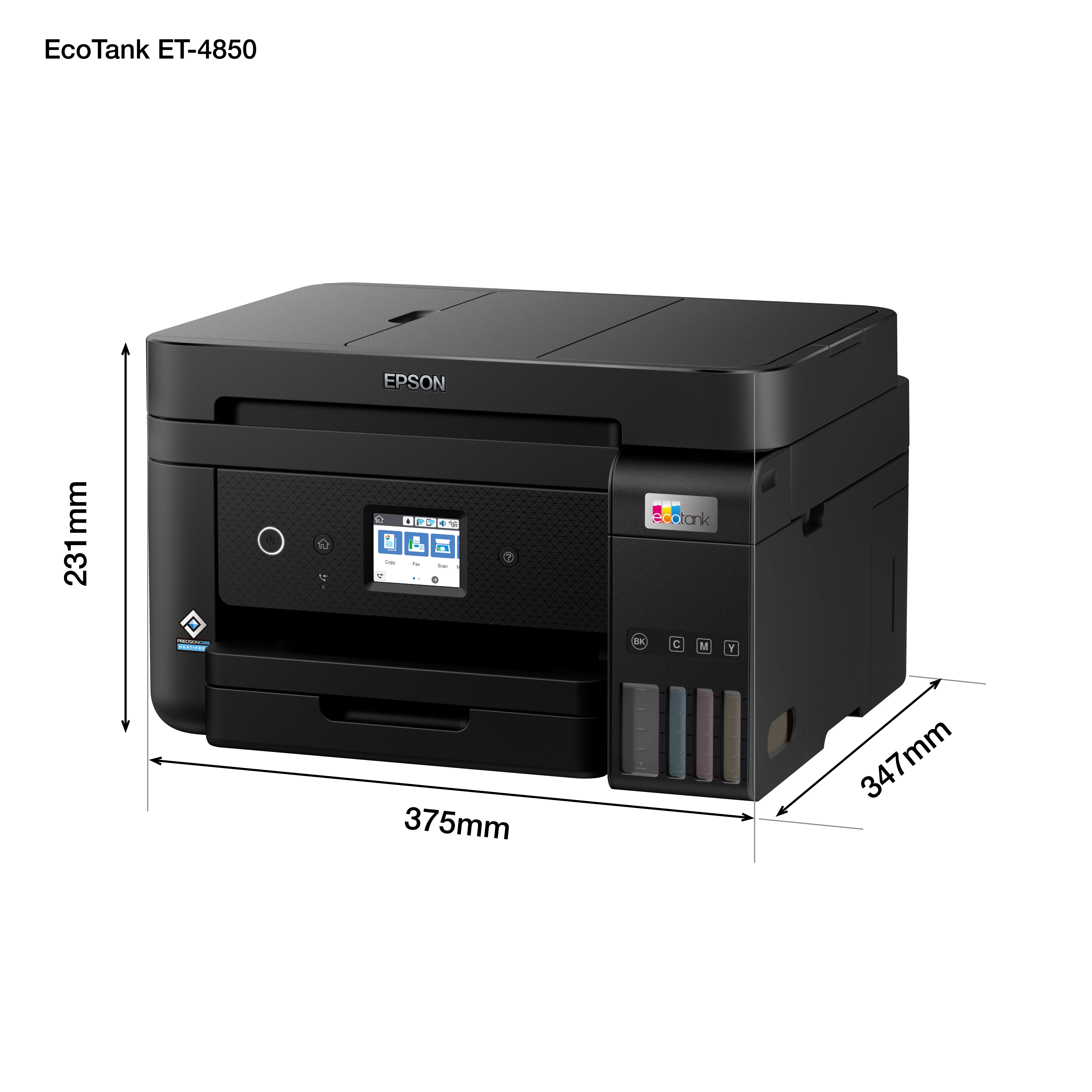 Printer Inkjet EPSON EcoTank ET-4850 AIOFlat Kleur A4