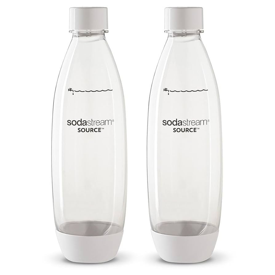 Bouteille Sodastream CARB 1L WHITE  FUSEMake  bubbles  not w