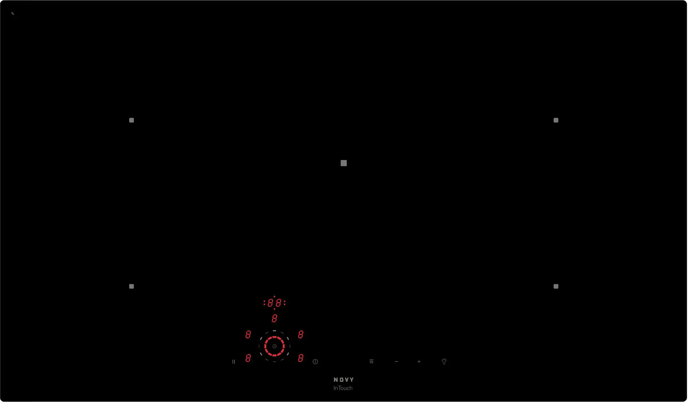 Inductiekookplaat NOVY Comfort 1758 / 90cm / 5 zones / inTouch