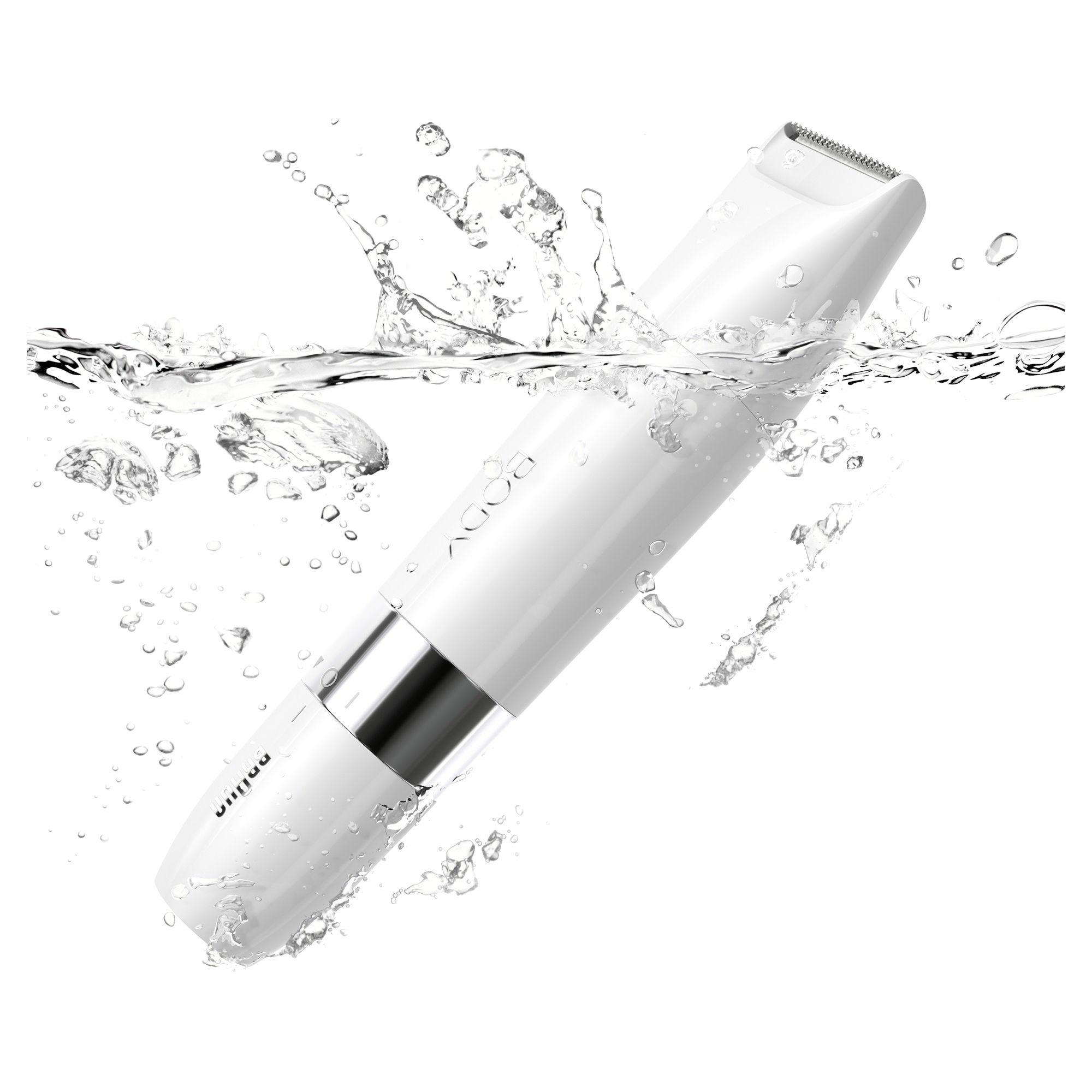 Braun Body BS1000 Mini Trimmer, Elektrische Ontharing Voor Vrouwen En Mannen, Wit