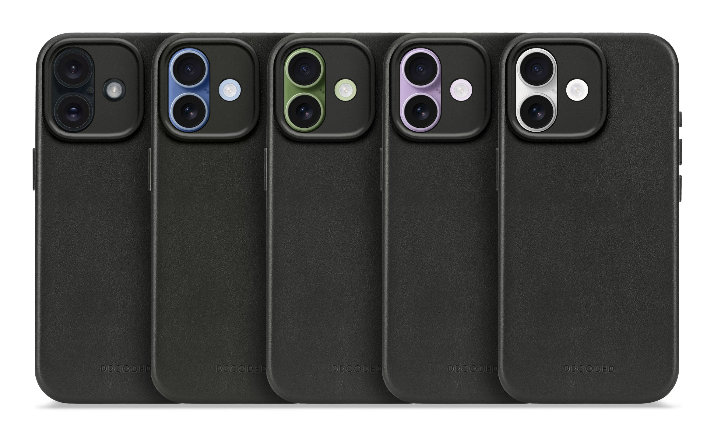 Decoded Leather Backcover Apple iPhone 17 Black