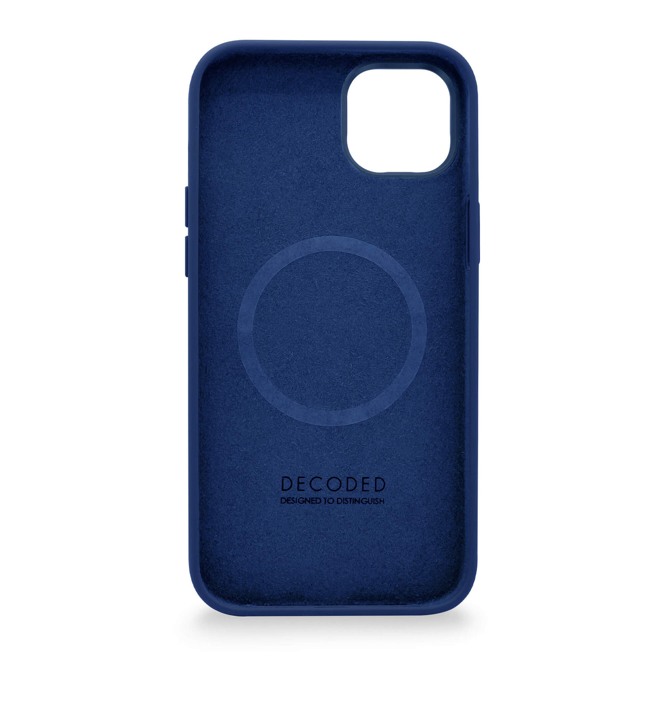 Tas DECODED Silicone Backcover iPhone 14 Plus Navy Peony