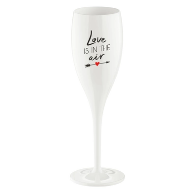 Glas KOZIOL 3918525 Cheers Love IsIn The Air White 100ml
