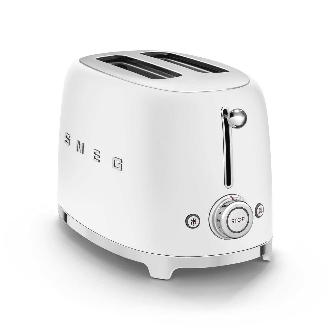 Smeg grille-pain blanc mat TSF01WHMEU