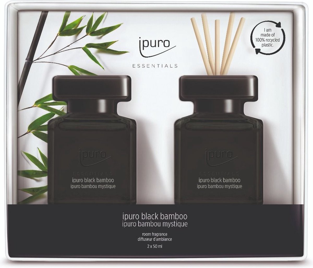 Diffuser IPURO 26IFC1098 Essential Black Bamboo 2x50ml