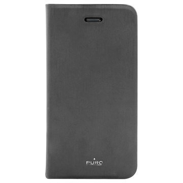 Puro iPhone 5 / 5S Eco-Leather Booklet + 3 card slots Black