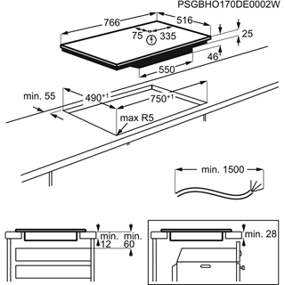 AEG TAQUE INDUCTION IKB84443XB