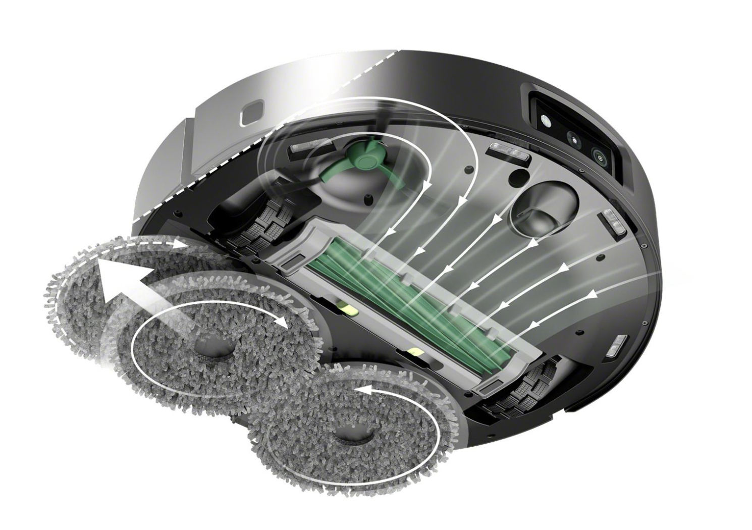 Robotstofzuiger IROBOT 505 Roomba / Combo Plus / Autowash-dock / zwart