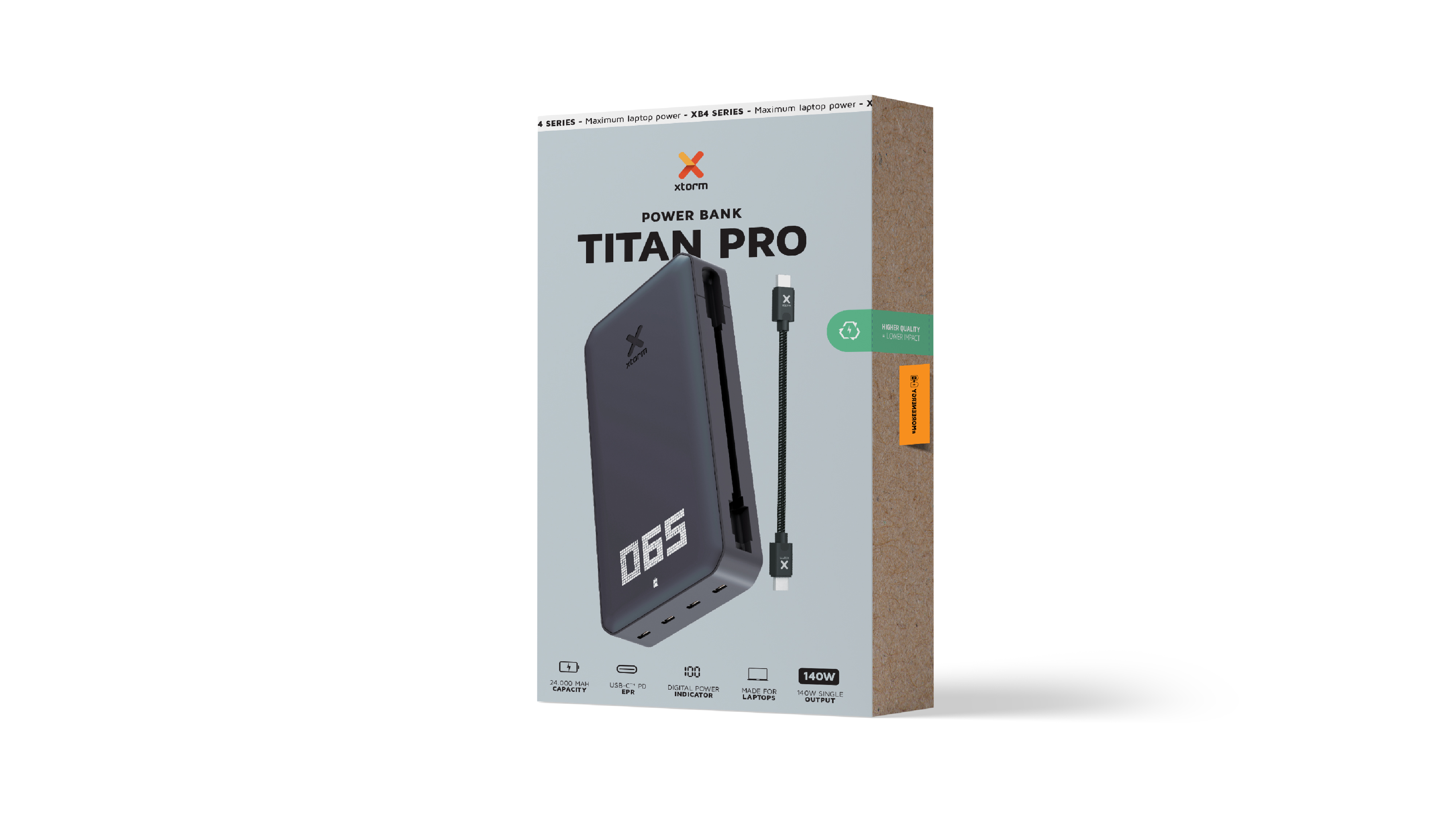 Powerbank Xtorm 140W USB-C Titan Pro 24Ah