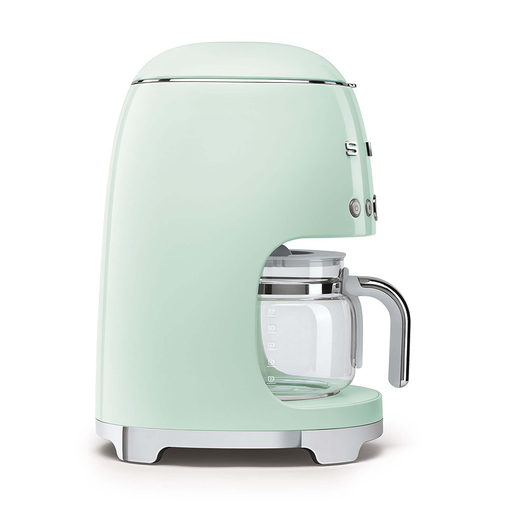 Smeg cafetiere  vert d'eau DCF02PGEU