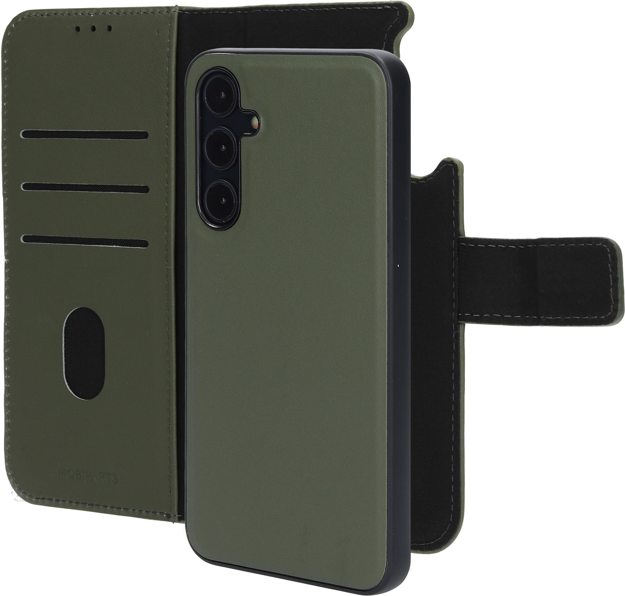 Mobiparts Leather 2 in1 Wallet Case Samsung Galaxy A35 Green