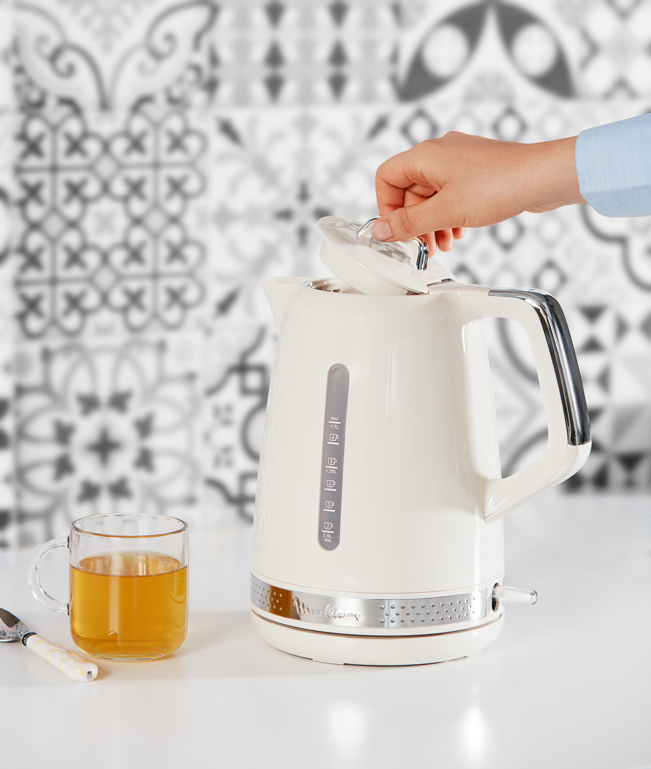 Waterkoker MOULINEX BY320A10 Soleil Ivoor 1,7L
