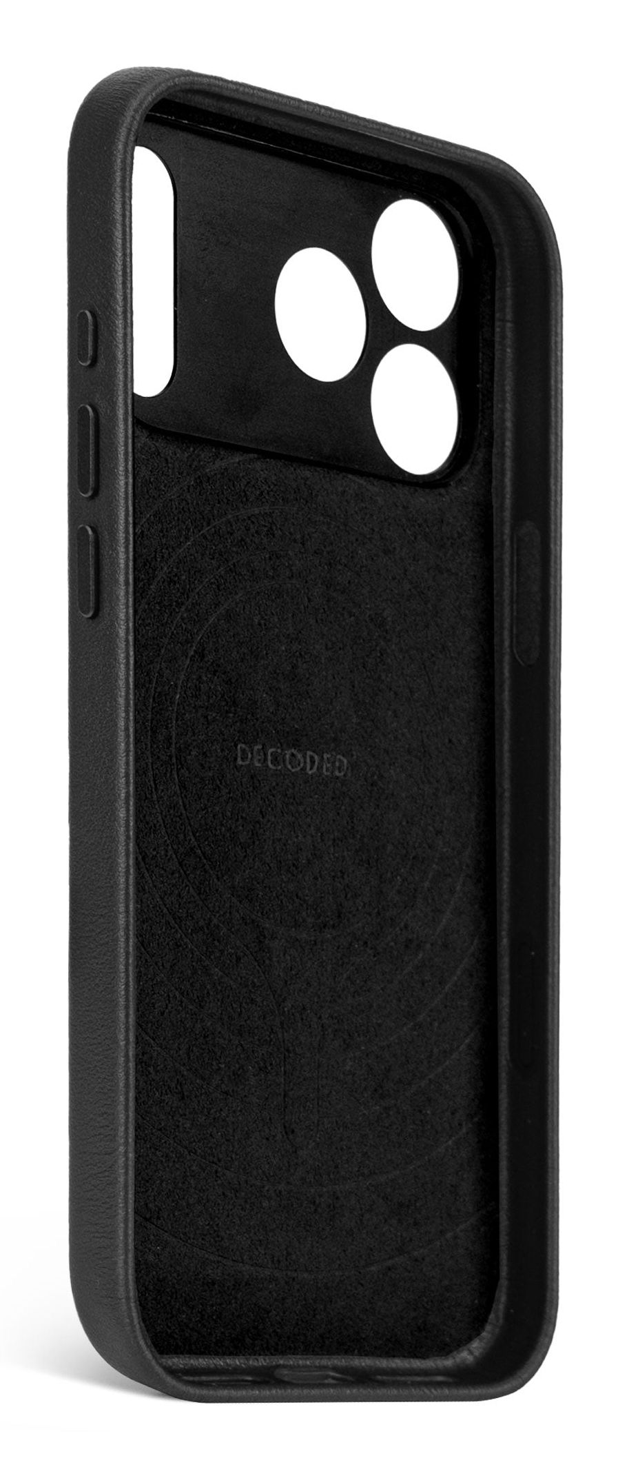 Decoded Leather Backcover Apple iPhone 17 Pro Black
