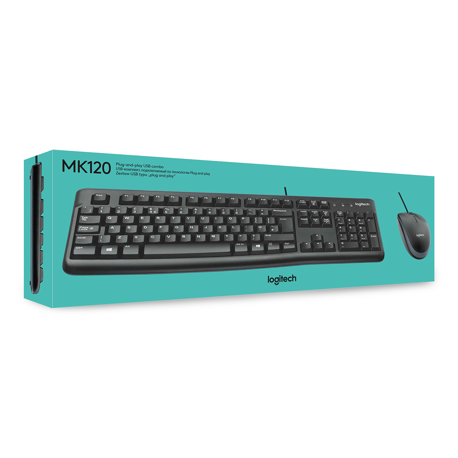 Logitech MK120 Desktop Wireless Keyboard + Muis
