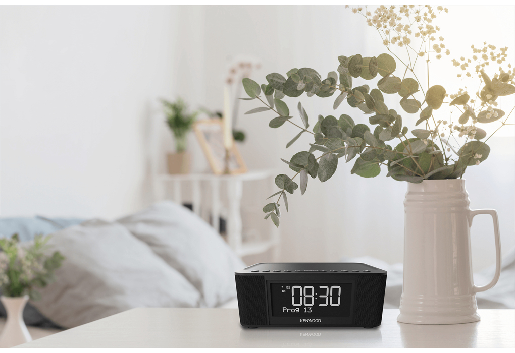 Wekkerradio KENWOOD CR-ST40DAB zwart