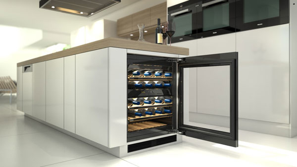 Miele KWT 6322 UG Refroidisseur de vin compresseur Intégré Noir 34 bouteille(s)