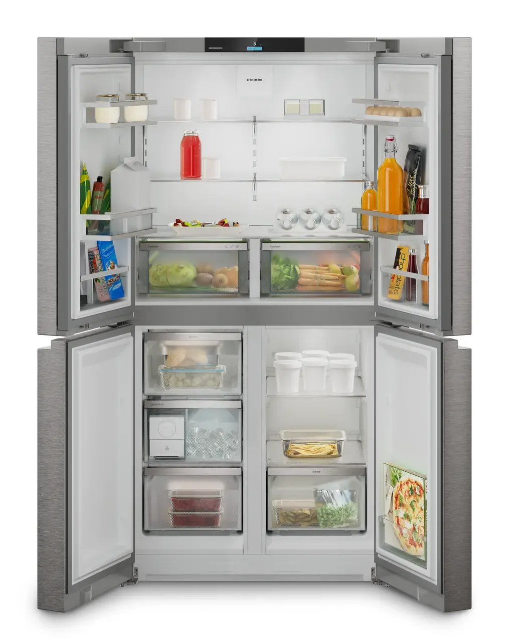 Liebherr Msdd 9012 Pure frigo américain Pose libre 576 L D Acier inoxydable