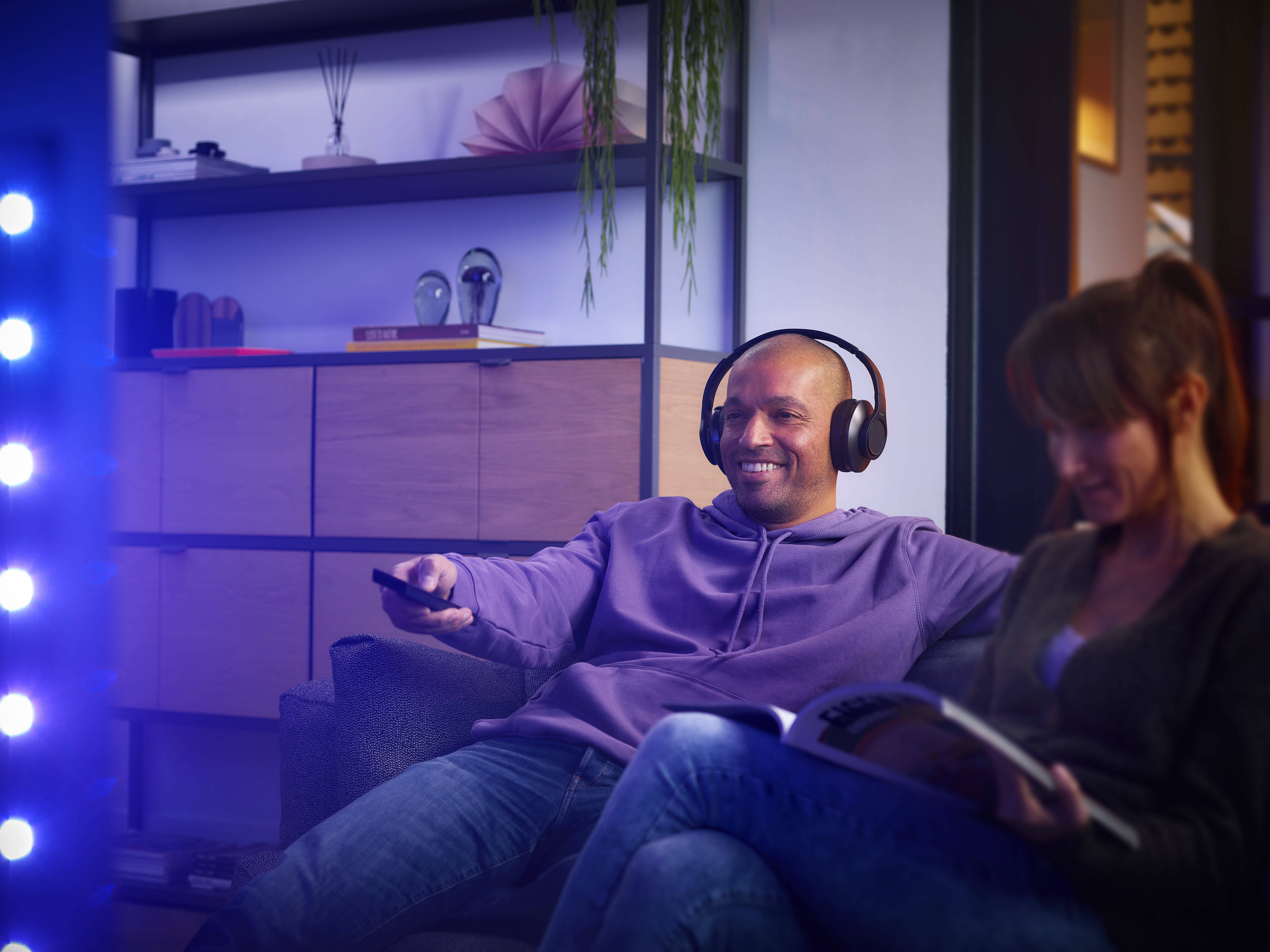 Hoofdtelefoon PHILIPS TAH6206BK/00 voor tv