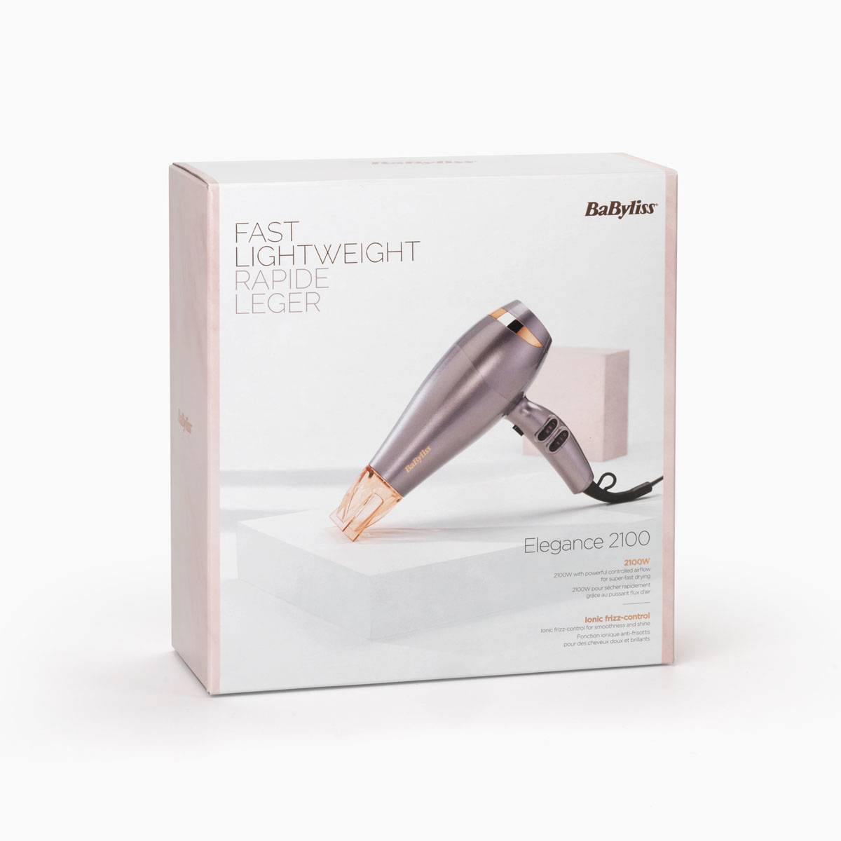 Haardroger BABYLISS 5336NPE Elegance Grijs