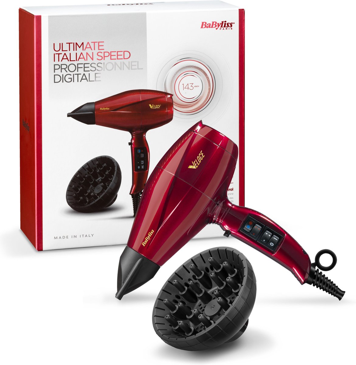 Haardroger BABYLISS BS6750DE Veloce 2200