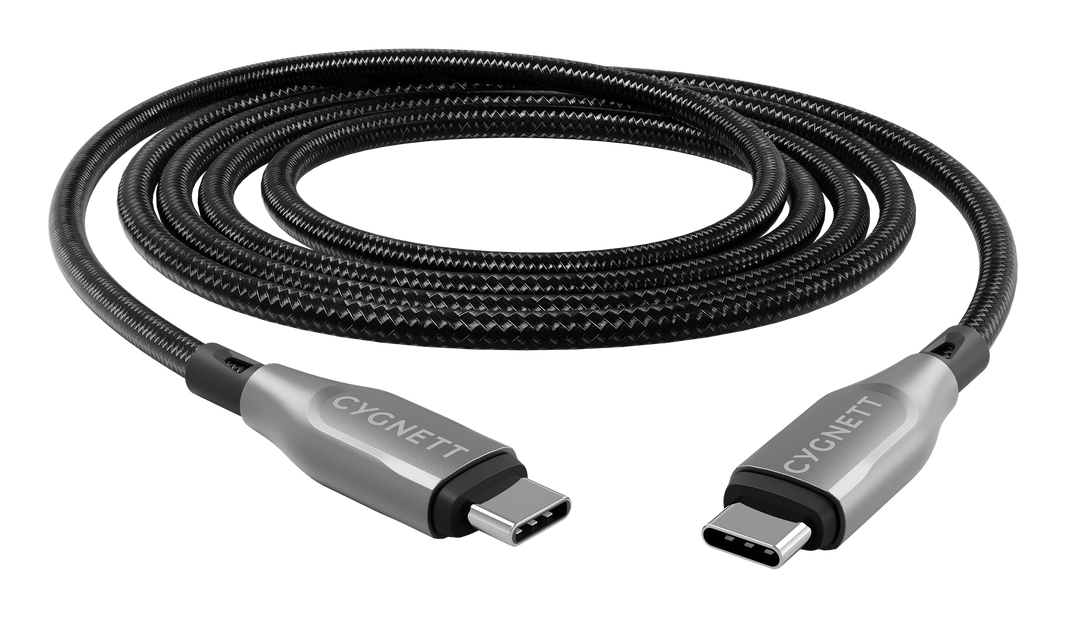 Kabel Cygnett Armoured Braided USB-C > USB-C Cable 3m Black