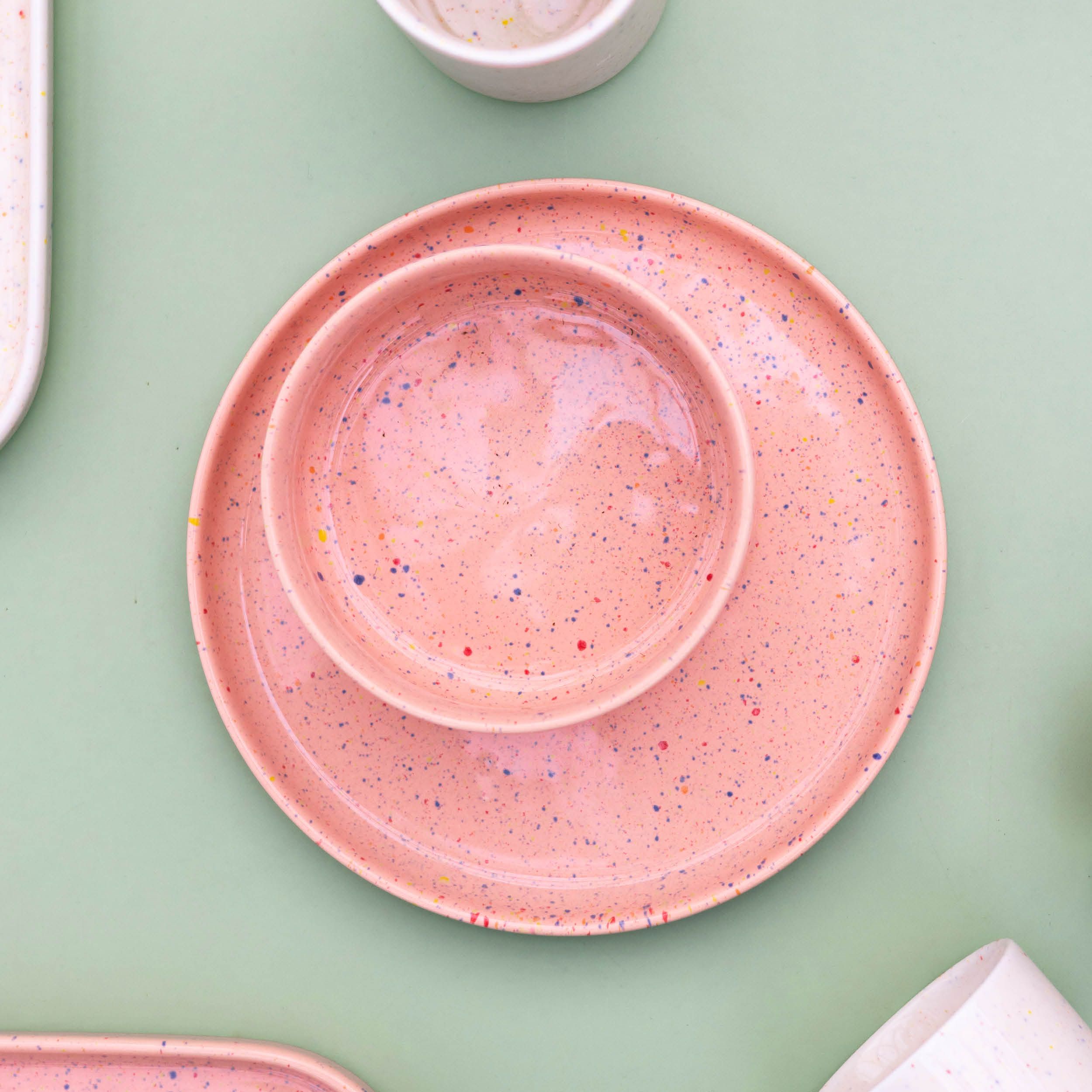 Plat bord ONA 262190 Fika / 20,5cm / roze
