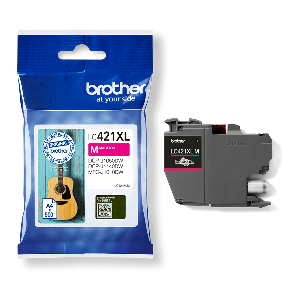 Inktpatroon BROTHER LC-421XLM magenta